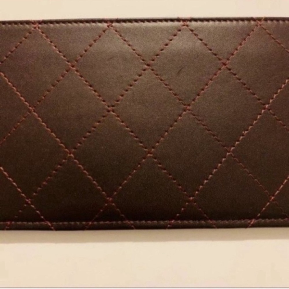 CHANEL | Insert | Calfskin Stitched Removable Insert | Burgundy - Picture 7 of 14